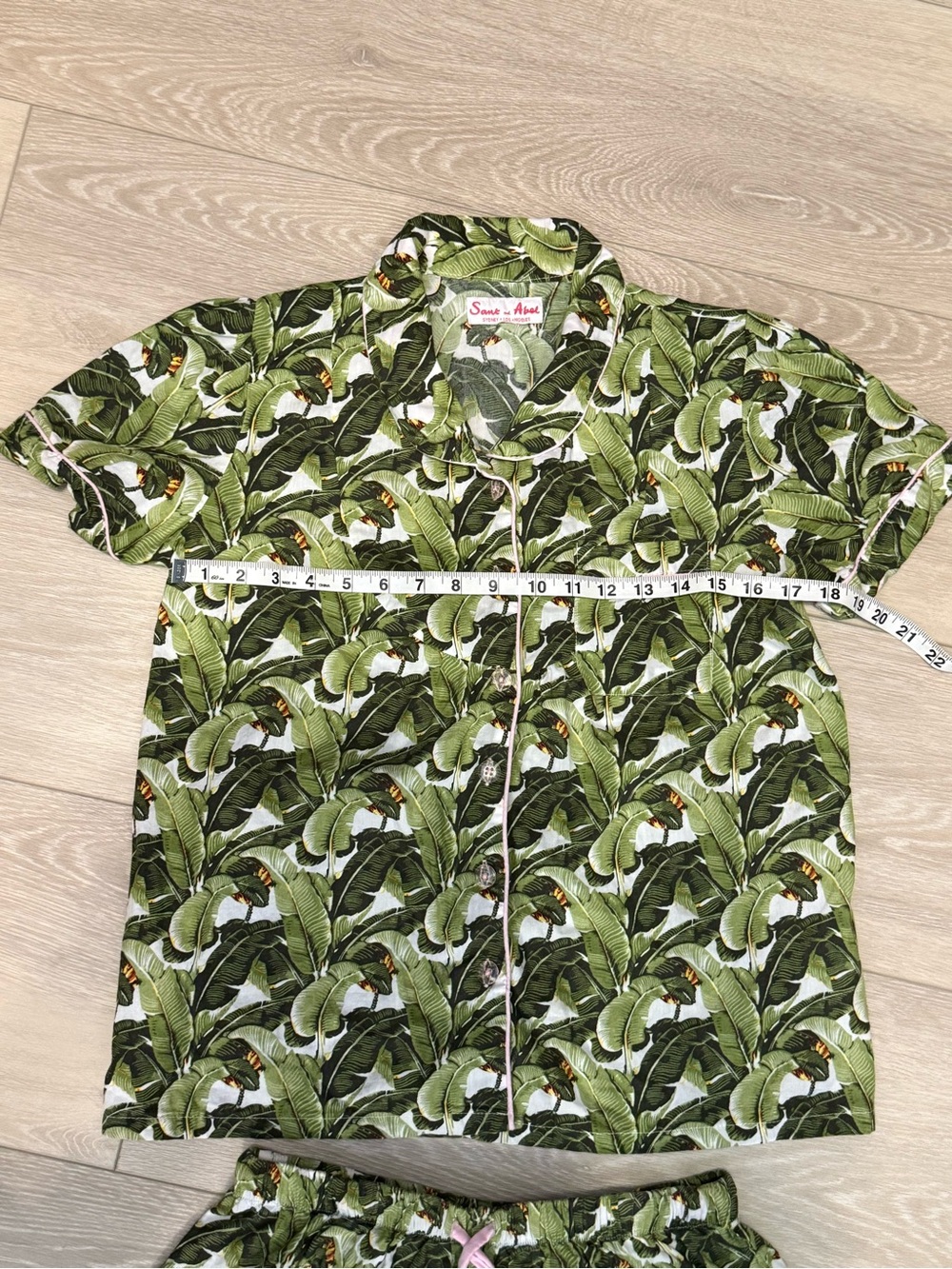 Sant and Abel Sant & Abel Martinique Banana Leaf Print Pajamas - Picture 5 of 8
